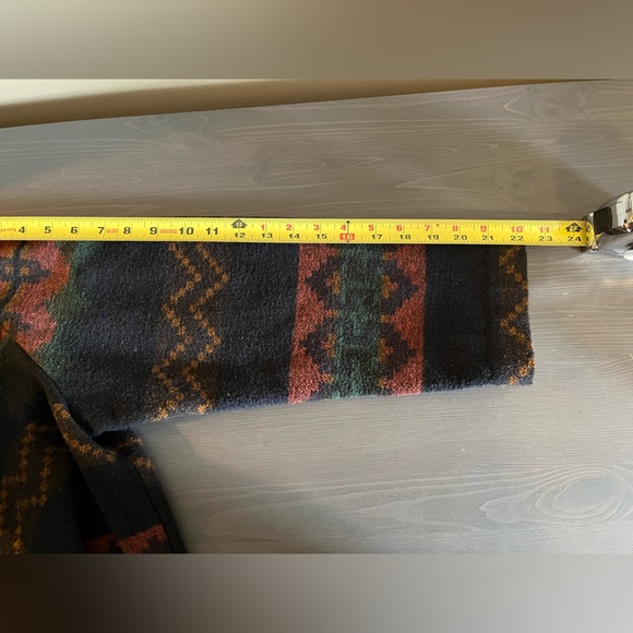 Vintage Southwestern Aztec Wool Blend Blazer Jacket - Picture 5 of 7